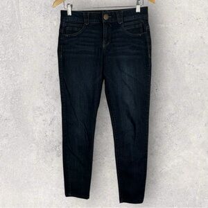 Democracy Ab Solution Dark Blue Denim Jeans Womens Size 6 Stretch‎ Slimming Tech